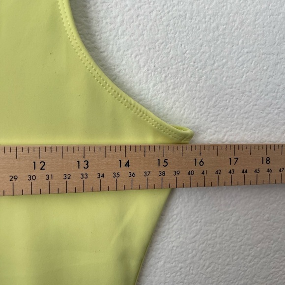 NWT Good American Stretch-Jersey Mini Dress Sz 2/Medium Key Lime wk1 - Picture 4 of 7